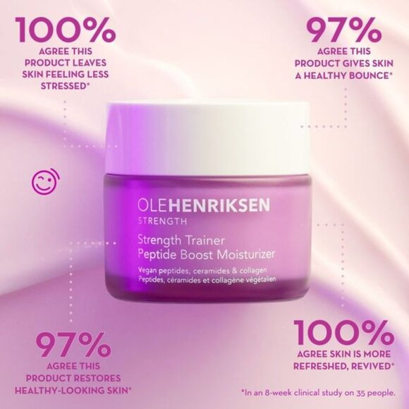 Ole Henriksen—Strength Trainer Peptide Boost Moisturizer—Deluxe Mini (7mL) *NIB* - Picture 5 of 8